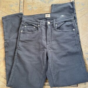 Faherty Gray Straight Leg Men's Jeans